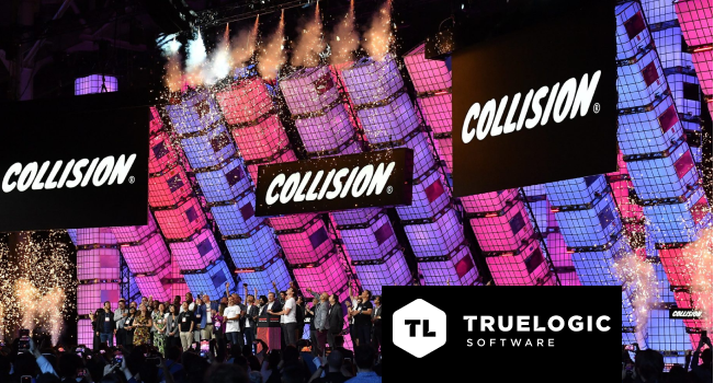 Collision Conf 2023 with Truelogic Software's Logo